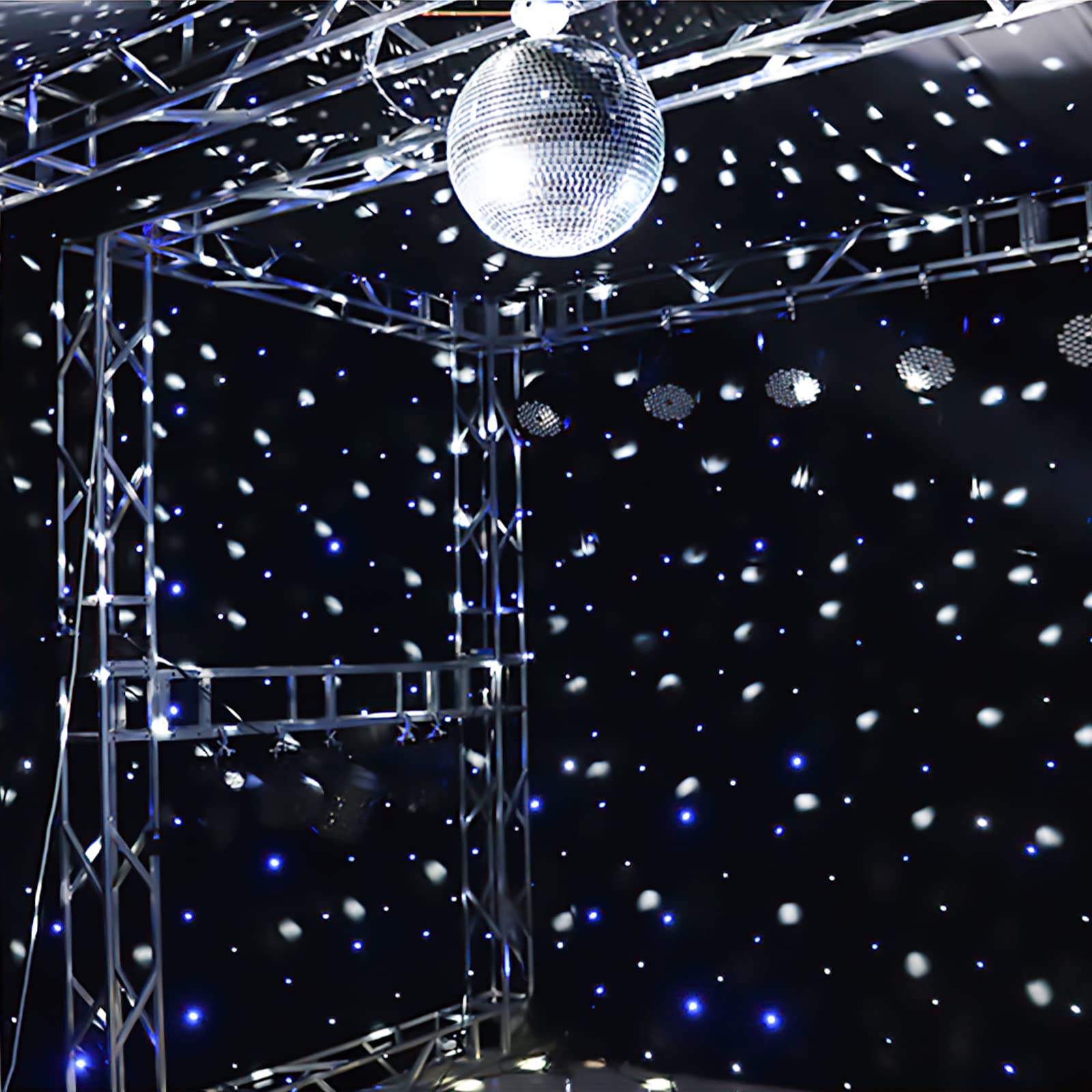 Led-pinspot, 3 W, DJ-effect, blauw, puntspot, mini-straallicht, partyclub, bar, podiumlamp, voor discoballen voor het ophangen van DJ-podiumverlichting