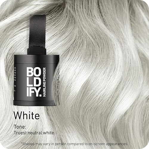 Miniatura 15 de BOLDIFY Polvo de línea capilar (grande, 0.35 oz), color de cabello para retoque de raíces para cobertura de canas, polvo para el cabello que oculta