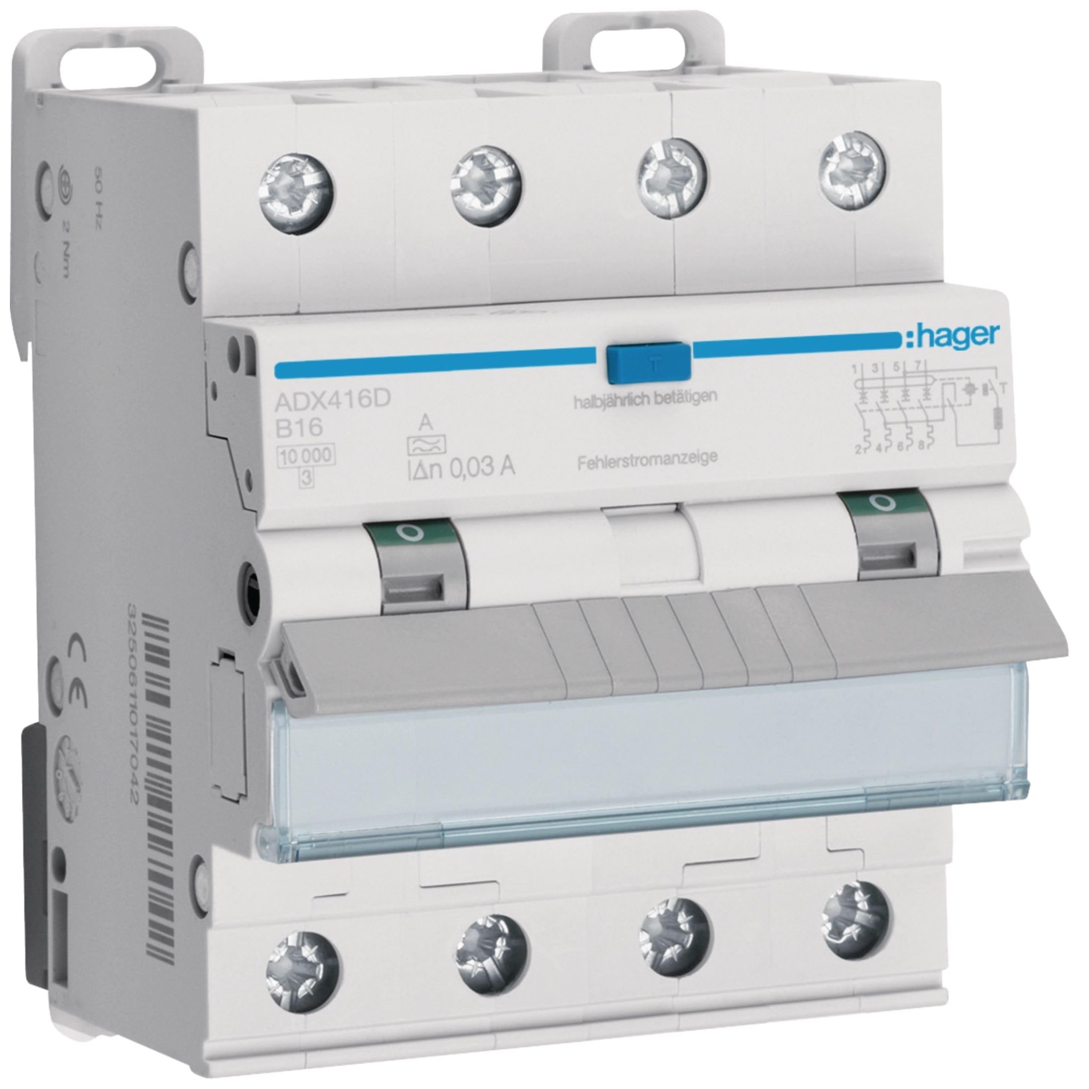 Hager Quickbusbar Stroomonderbreker - MCS632E