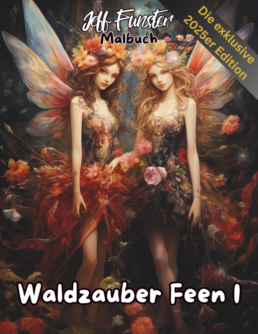 Waldzauber Feen 1 - Magisches Malbuch voller Fantasie & Natur