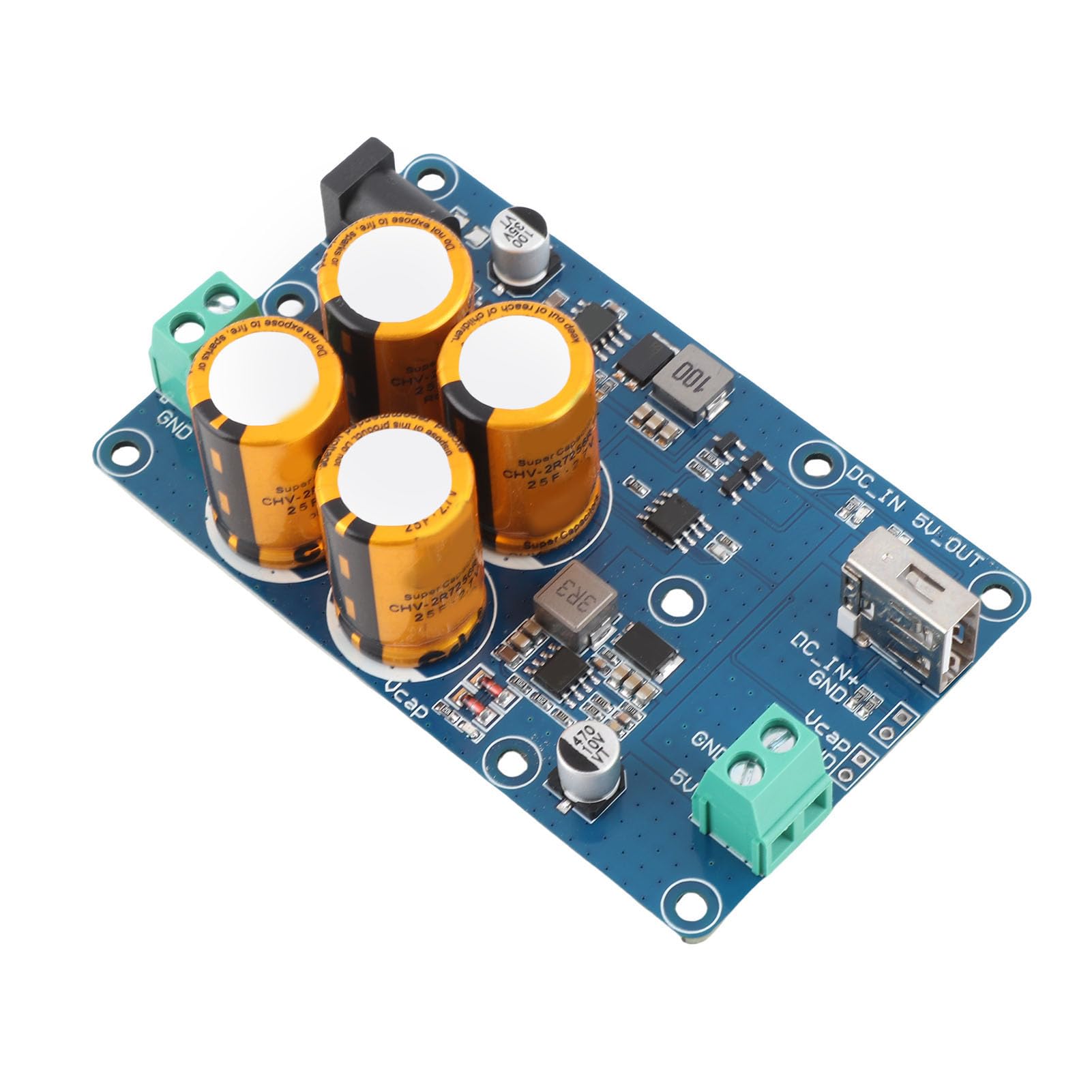 Annadue Super Condensatore UPS per RPI 9-24V In 5V 3A Out (4S)