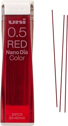 Uni Portaminas NanoDia Color Rojo 0.020 in 20leads
