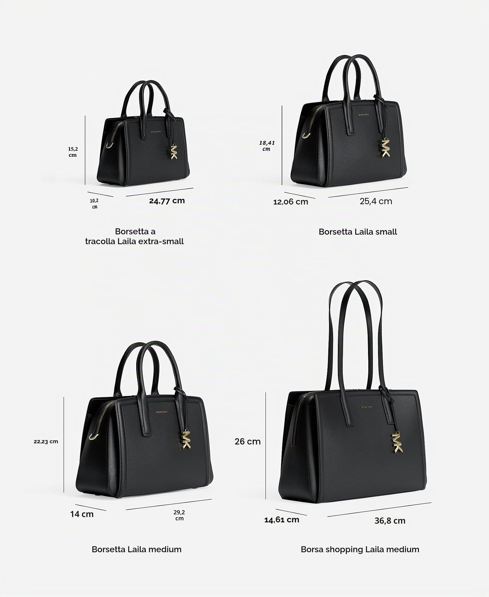 Michael Kors - Md Satchel, Borsetta Donna
