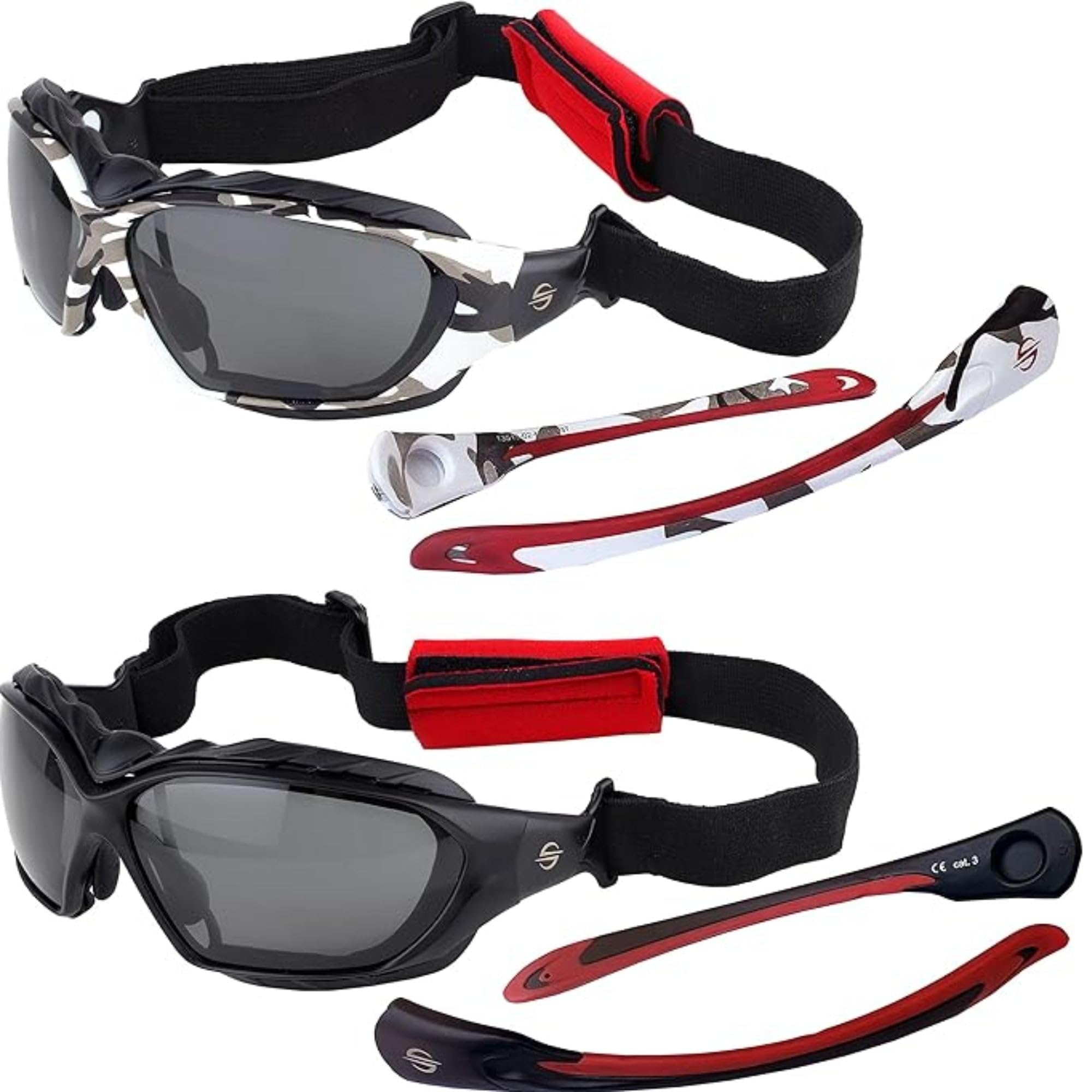 Convertible Floating Polarized Sports Sunglasses for Men and Women| Padded Sun Glasses with Strap & UV400