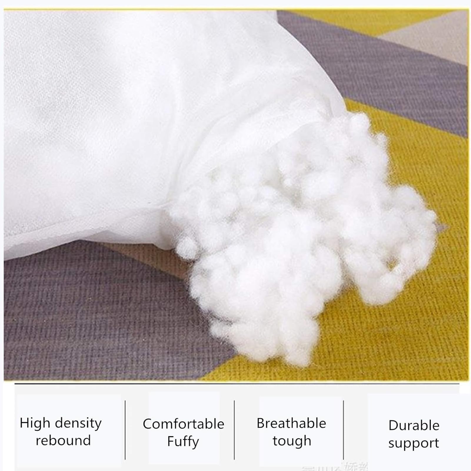 Cojín de Silla de Hamaca, Colgante Huevo Cojines, Columpio Silla Cojín Respaldo con Almohada para la Cabeza, Cjín Impermeable para Patio Jardín (Grey)