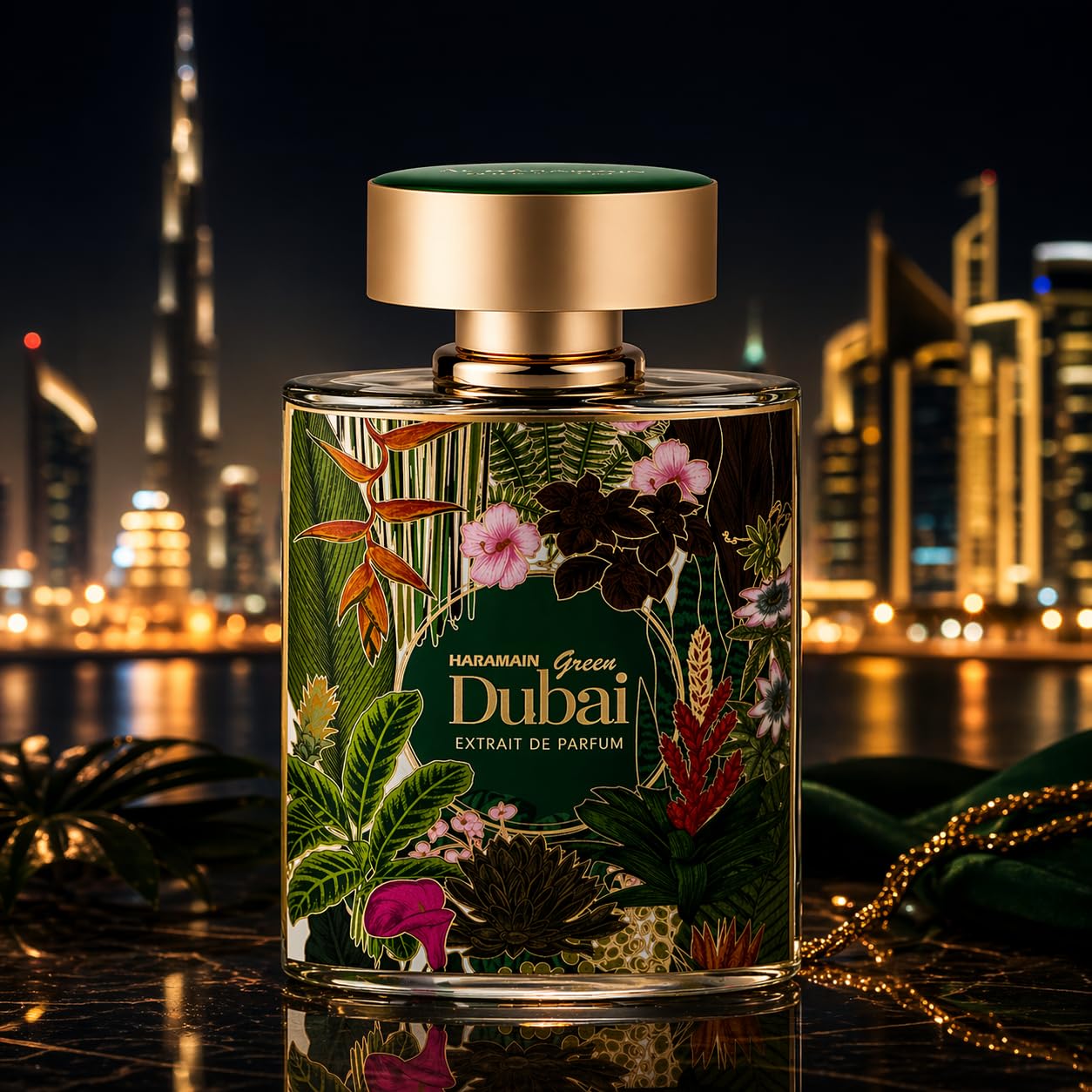 Green Dubai by Al Haramain for Uni Extrait de Parfum Spray, 100 ml