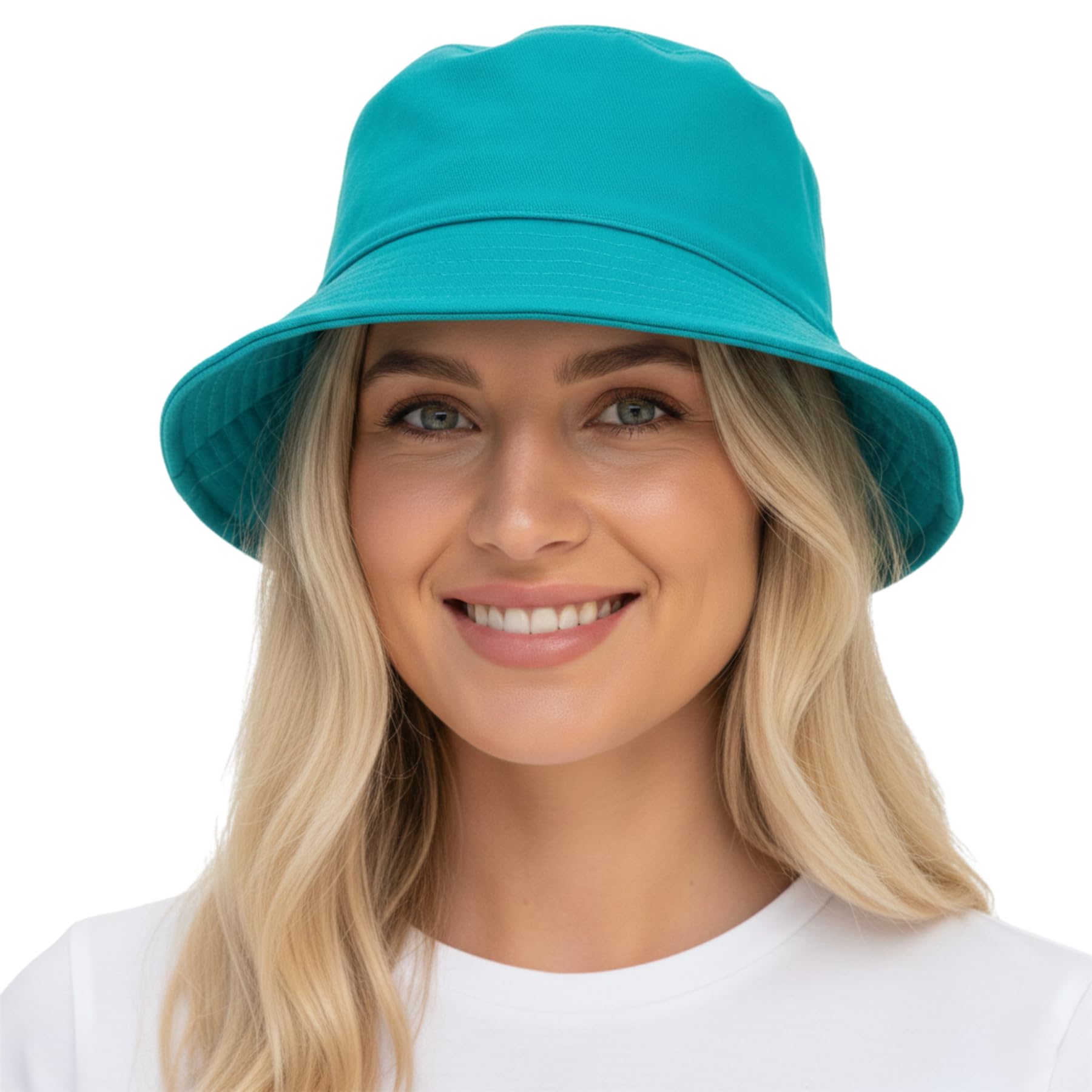 A2z Women's Aqua Bucket Hat Summer Foldable - Bucket Hat Az41131 M/L