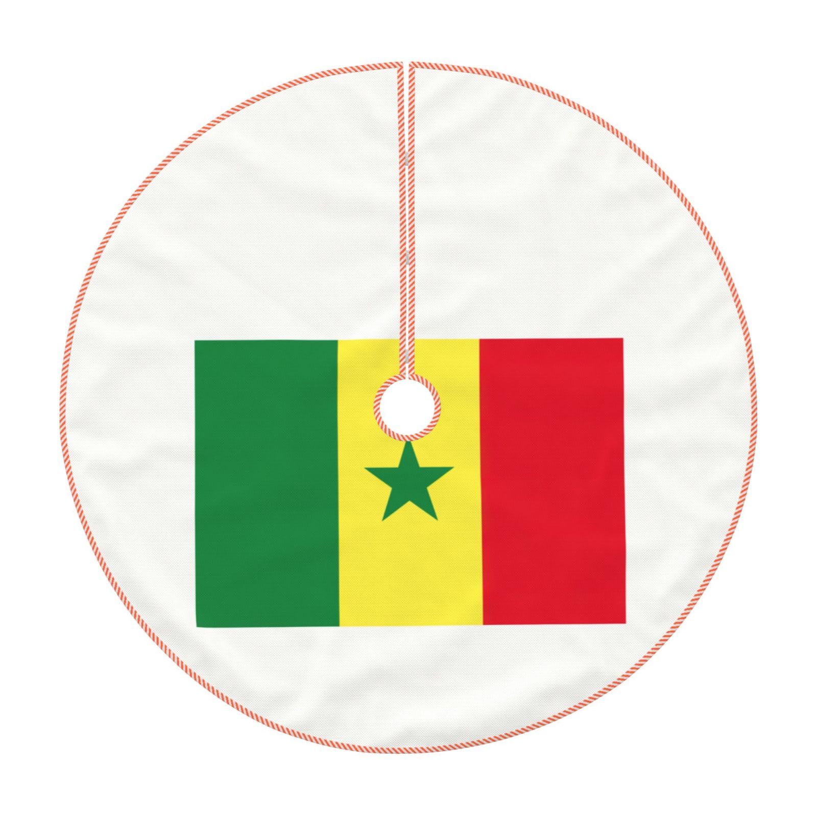 Jupe de sapin Sénégal rustique pour décoration de Noël intérieure et extérieure chic