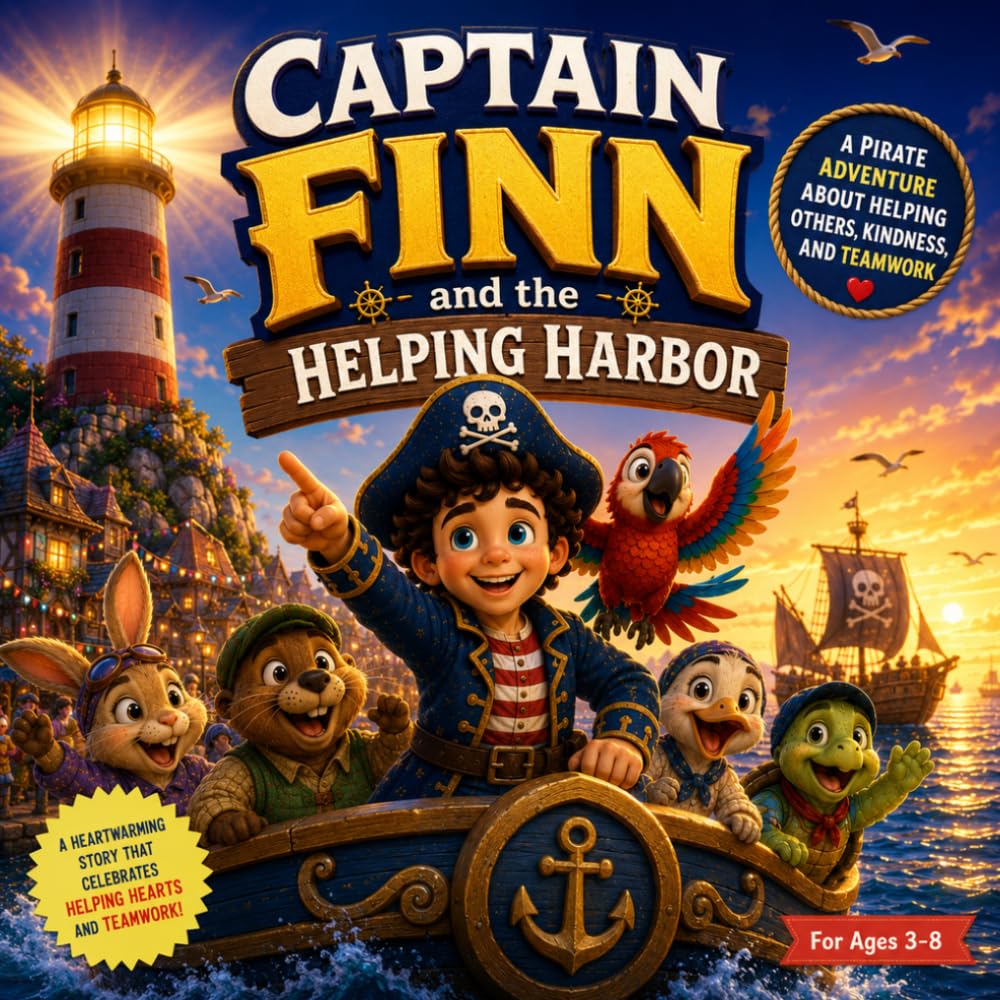 Captain Finn and the Helping Harbor: A Pirate Adventure About Helping Others, Kindness, and Teamwork (The Captain Finn Adventures)