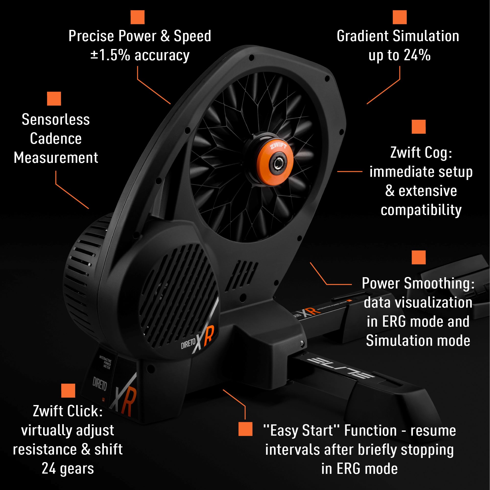 Amazon | ELITE(エリート) DIRETO XR with Zwift Cog and Click