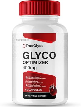 True Glyco Capsules, Official TrueGlyco Advanced Formula Blood Support Supplement Pills - Maximum Strength, All Natural Healthy Circulation & Stable Levels, True Glyco Reviews 60 Capsules