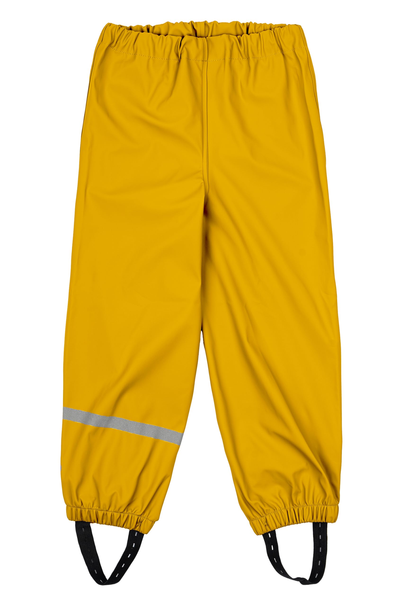 Mikk-line Regenhose Baby und Kinder, Matschhose mädchen und Jungen | Ohne Träger, Winddicht, 5000 Wasserdicht, Verstellbare Fußriemen, Reflektierende Details, Elastische Passform