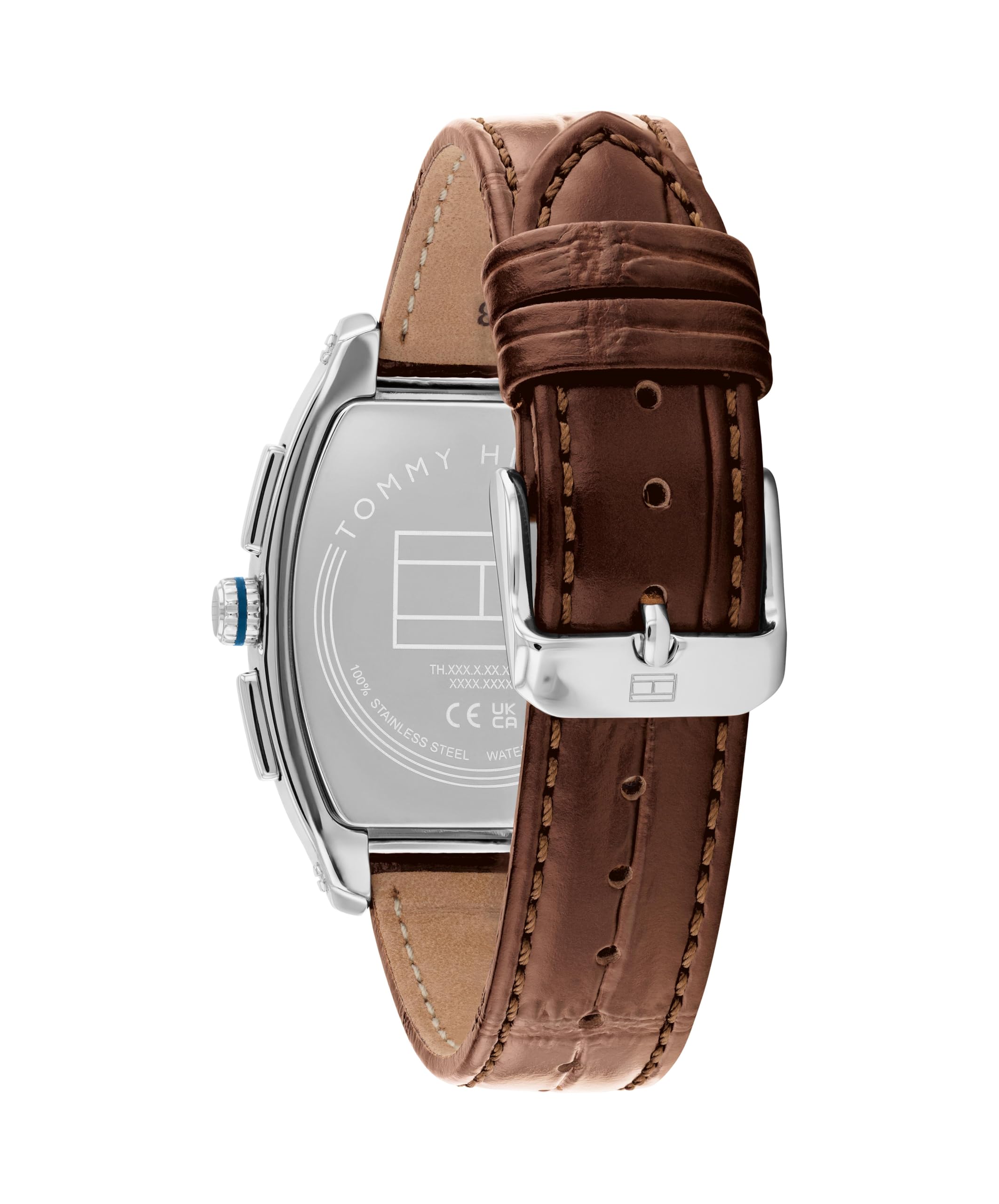 Tommy Hilfiger Reloj Analógico de Cuarzo Multifunctión - Disponible en versión con Correa de Acero Inoxidable o de Cuero