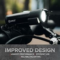 Vista 7 de BX-Series USB-C Bike Light Set - Front and Back - 12Hr Max Long Lasting Rechargeable Headlight, Bicycle LED for Night Riding, w/14hr Max Rear