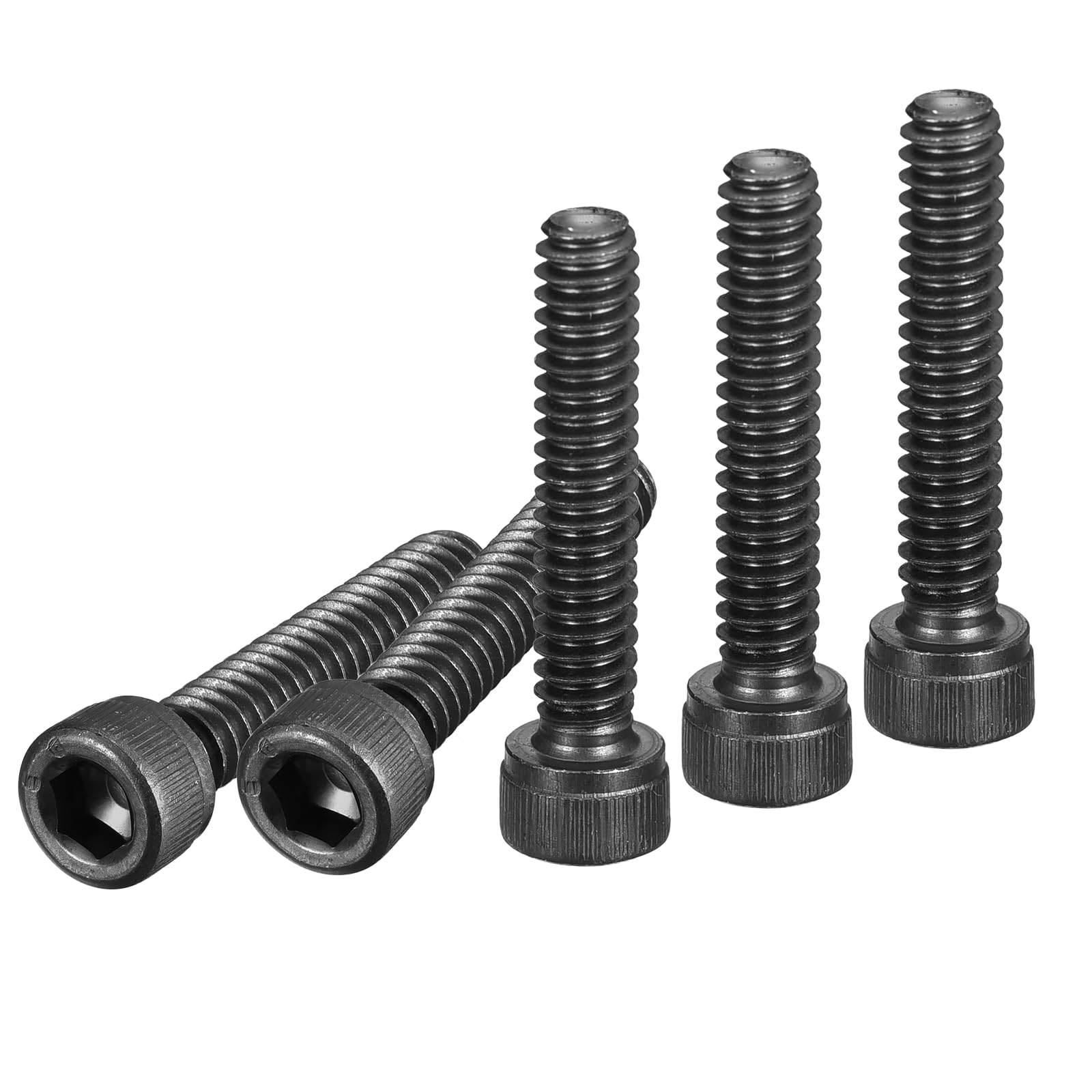 DTGN #10-24x1" Socket Head Cap Screws Bolts, 25Pcs 12.9 Grade Alloy Steel, Machine Hex Socket Screw, Hex Drive