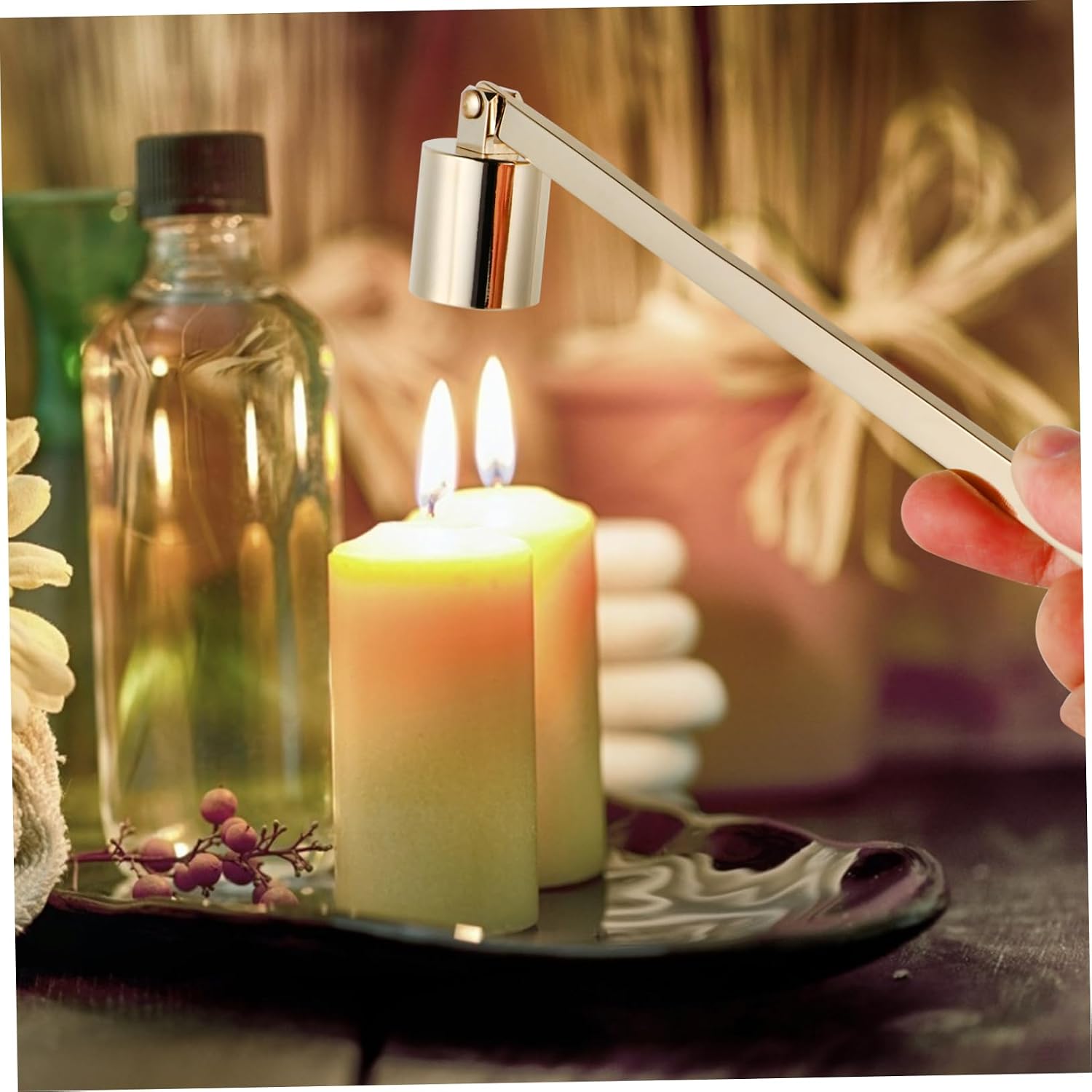 PRETYZOOM 3pcs Candle Extinguisher Candle Accessory Snuffer Tool for Off Fire Hood