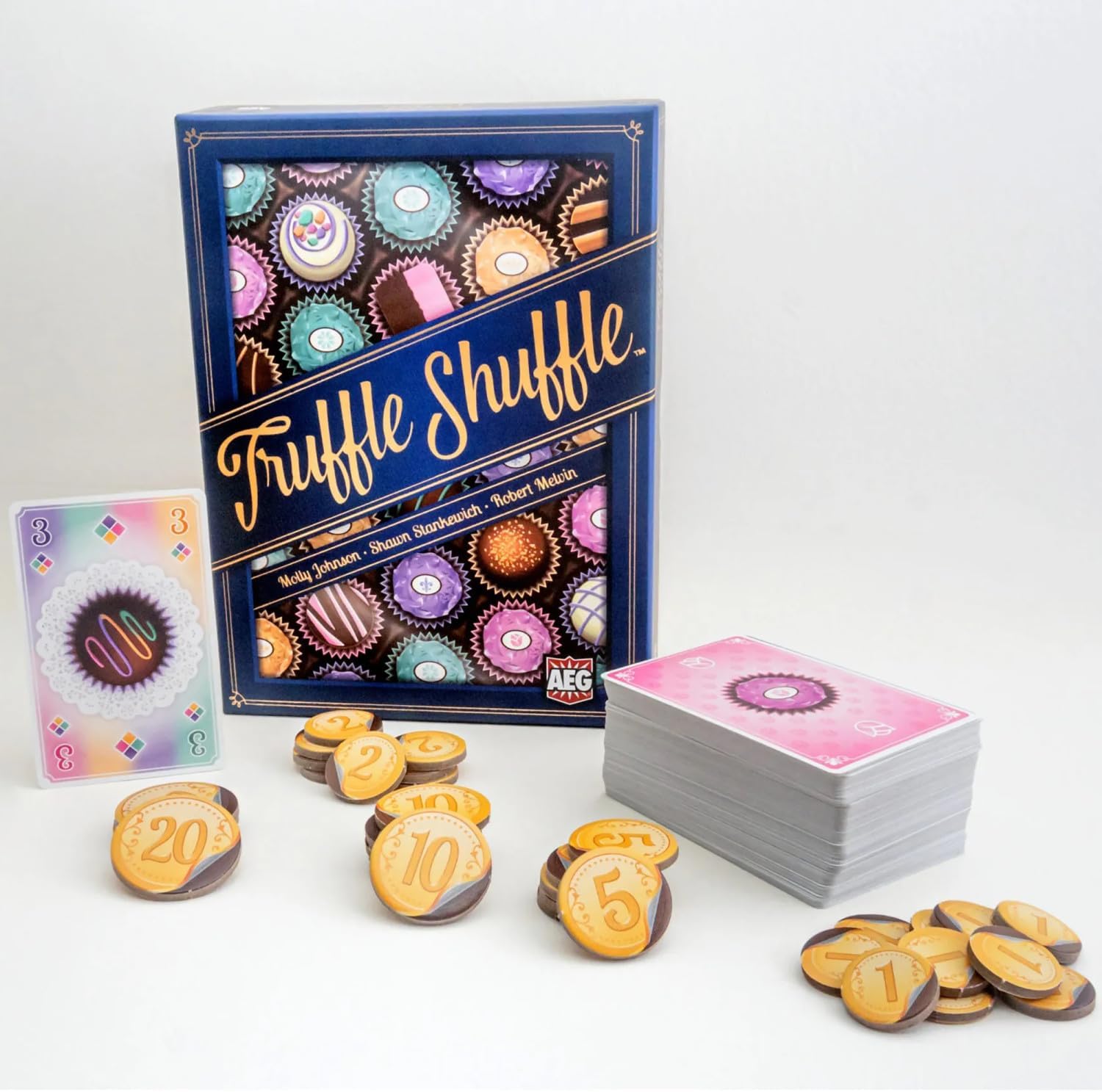 AEG & Flatout Games | Truffle Shuffle - Classic Card Game with a Chocolately Twist | From the Creators of Point Salad | Easy to Learn | Quick to Play | Ages 8 and up | 2-6 Players