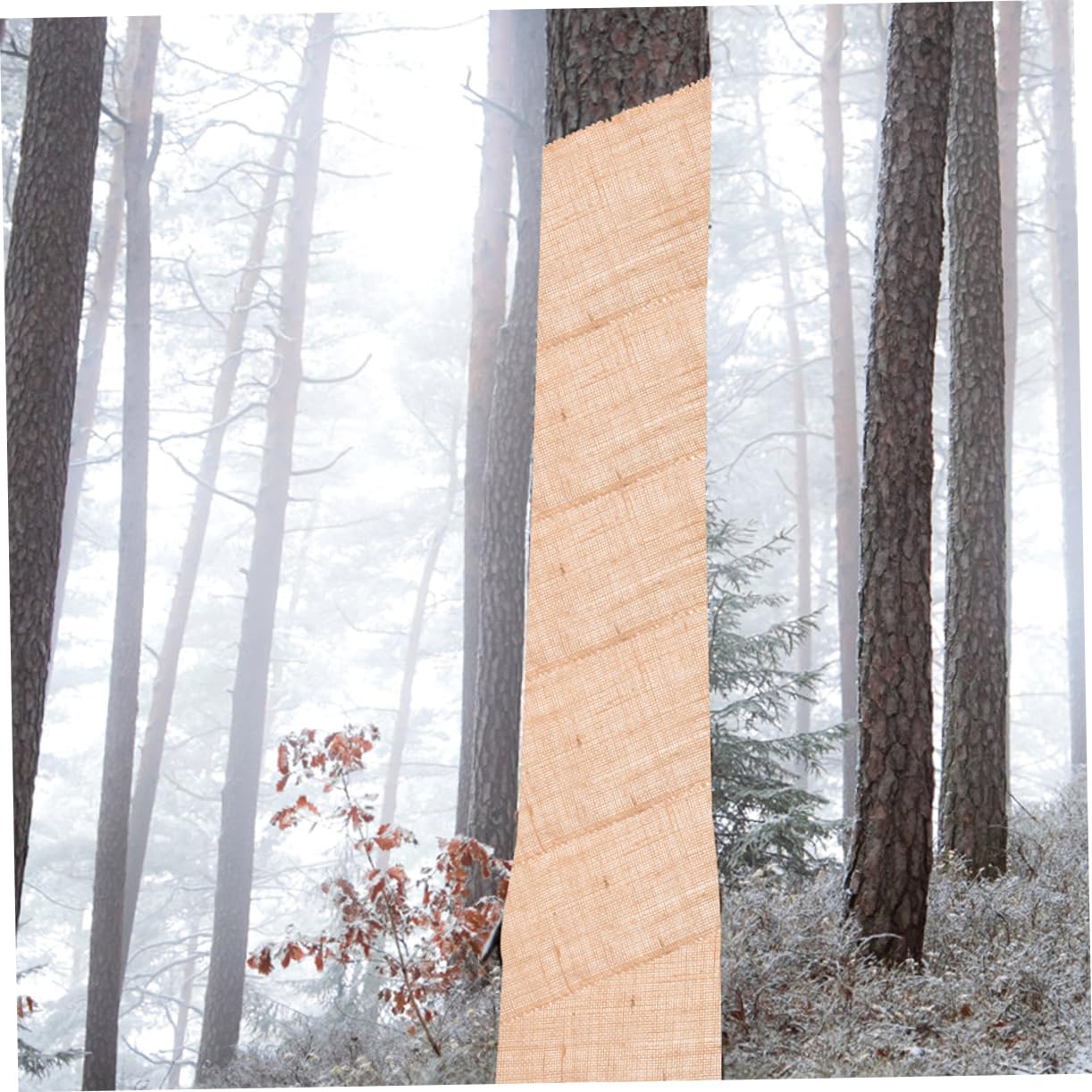 Supvox Burlap-wickelrolle Für Pflanzen Effektiver Winterschutz Wetterbeständig Für Baumschutz Frostschutz Jute-Material Für Gartenpflege