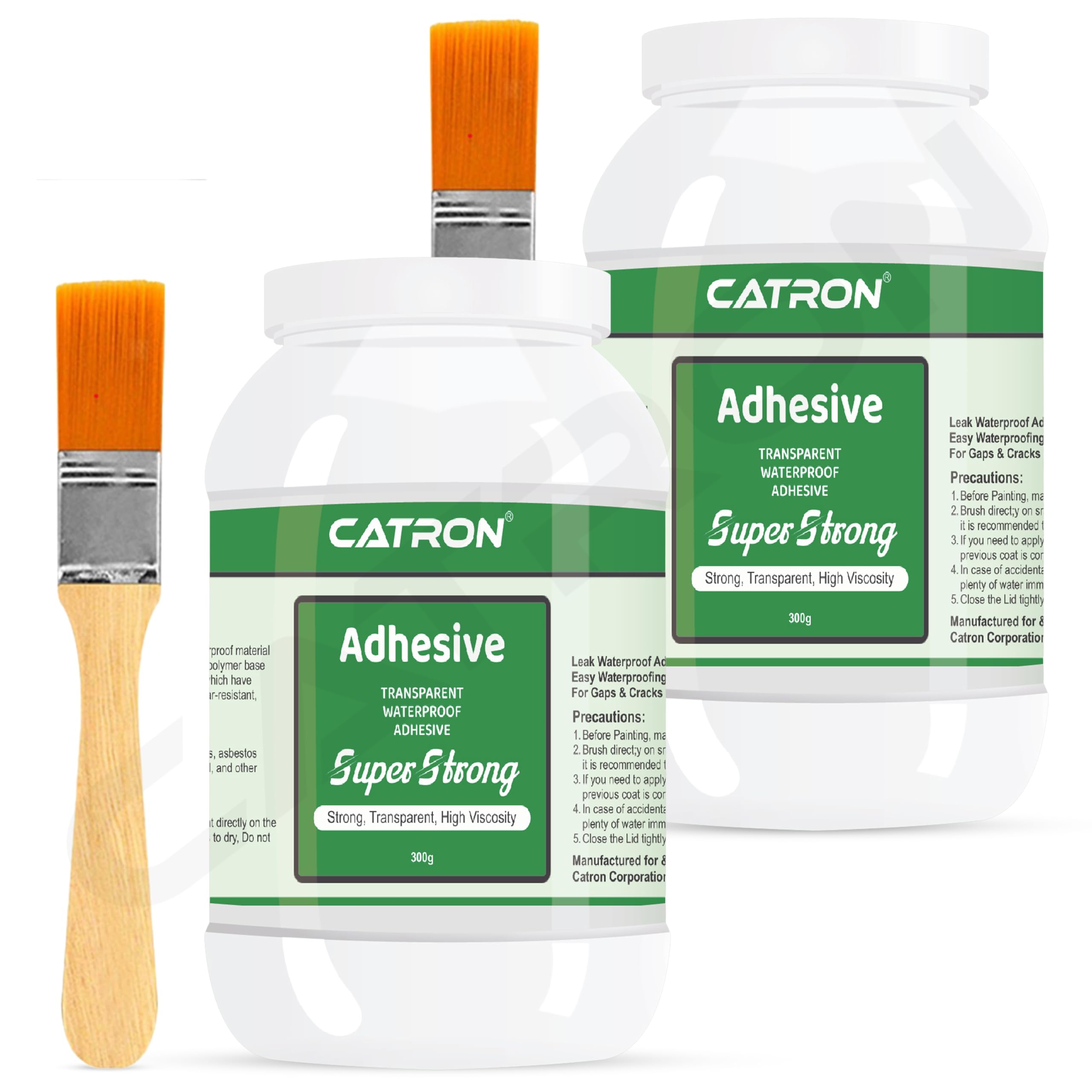 Catron Crack Seal Glue with Brush | Super Strong Transparent Waterproof Epoxy Resis StrongX for Roof water Leakage, Glass Waterproofing, Pipes, Walls Cracks, Tiles 600gm (B0D8FTCY9V) Amazon Price History, Amazon Price Tracker