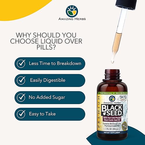 Miniatura 10 de Amazing Herbs - Aceite de semillas prensadas en frío, 16 onzas, 665231170320, Egipcio, 1