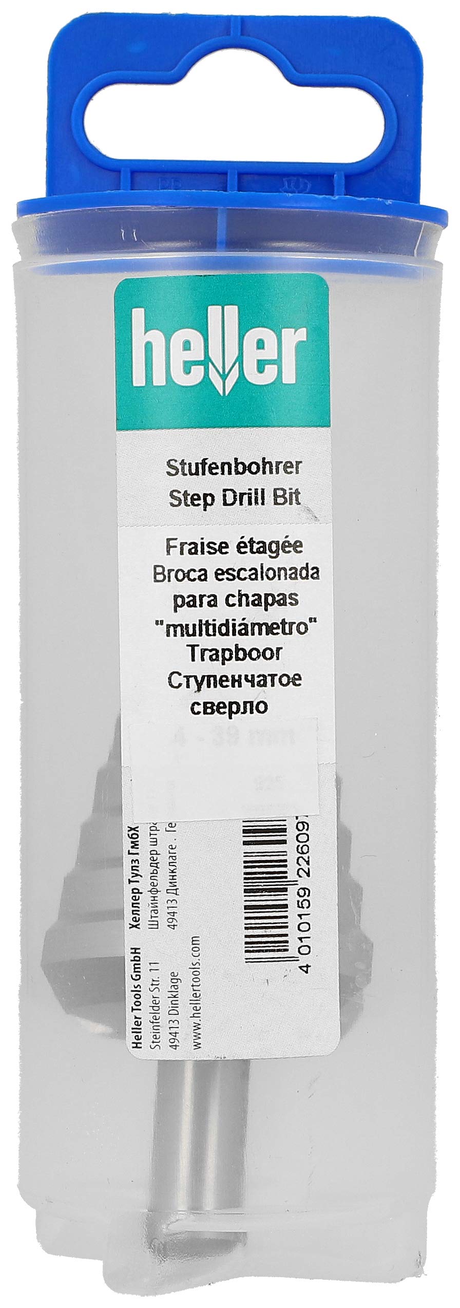 Heller 4300001576 - Fresa a 9 gradini HSS