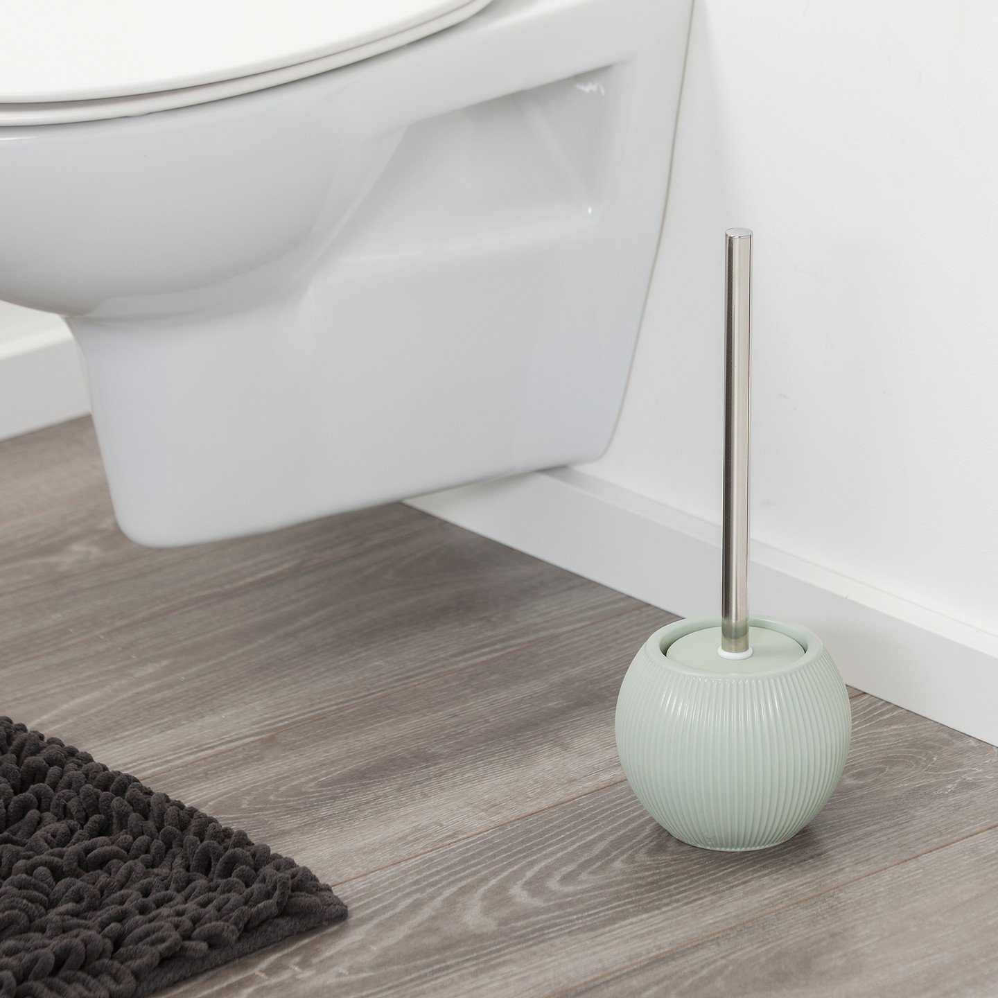 Sealskin szczotka do WC z pojemnikiem Convex jasny odcień aqua