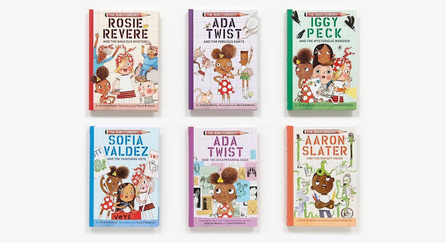 The Questioneers 6-Book Chapter Book Collection: Books 1-6