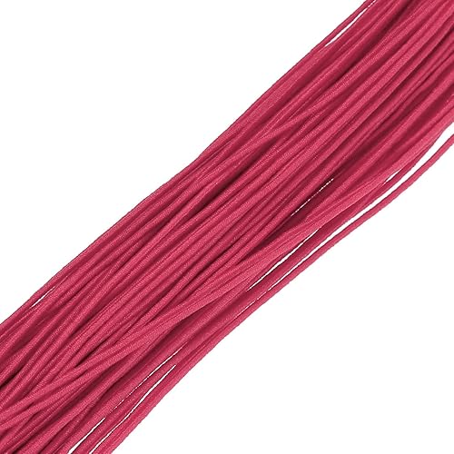 Vista 590 de PATIKIL Cuerda elástica elástica de 1/8 pulgadas, 11 yardas (0.118 in x 32.8 ft), color verde militar para manualidades, correas de gancho