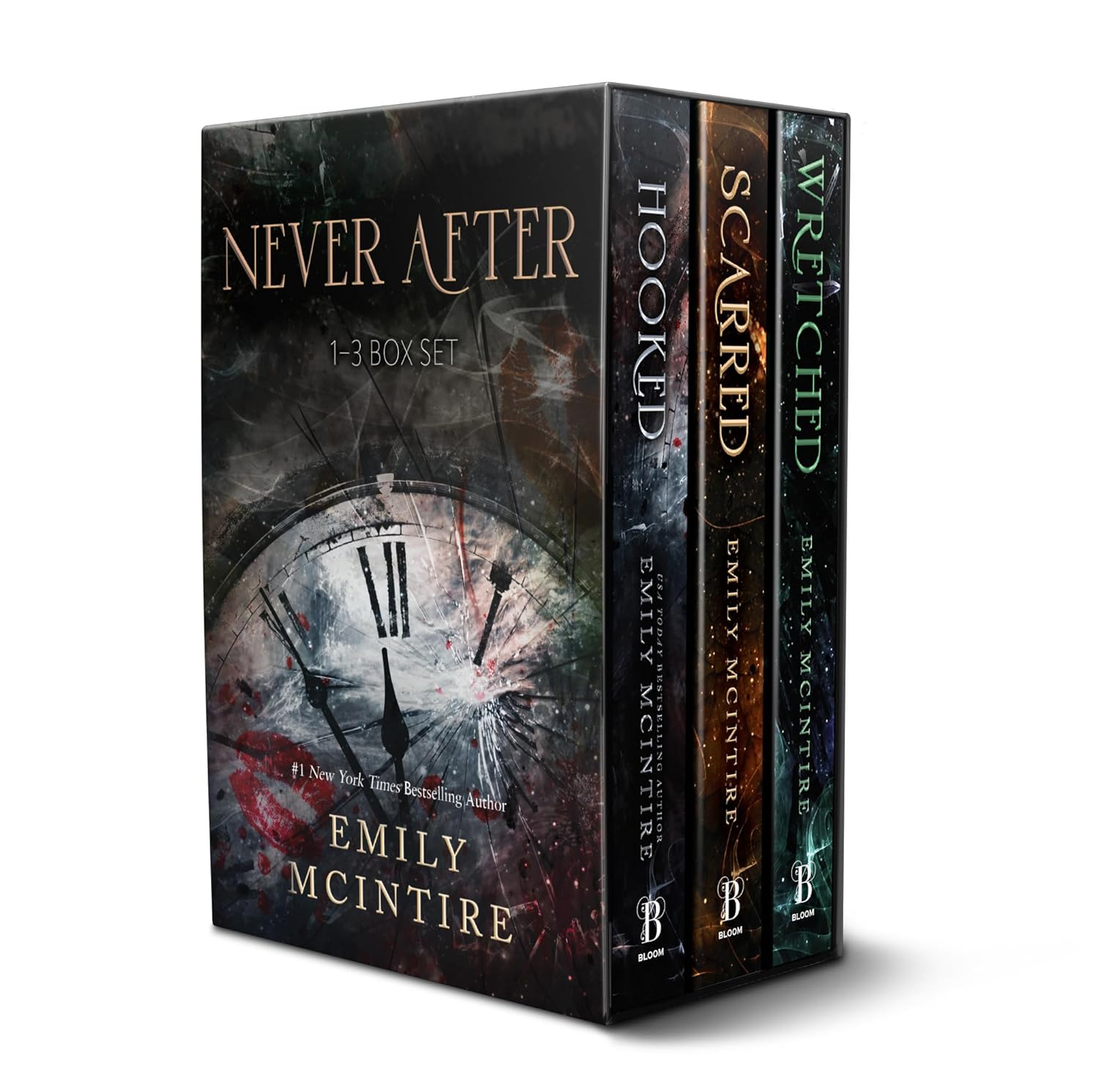 Never After Series Boxed Set, Books 1-3: Hooked, Scarred, and Wretched      Paperback – October 28, 2025