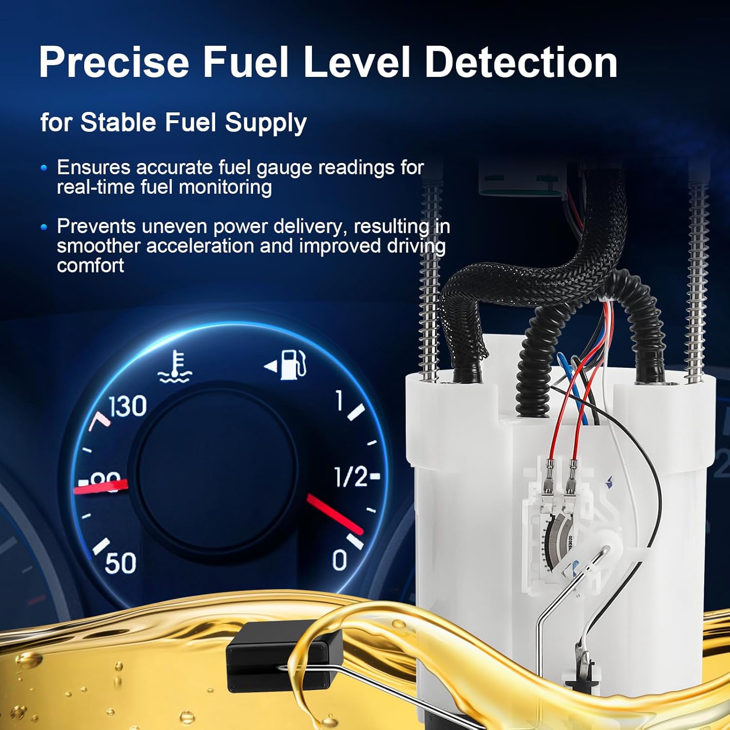 Electric Fuel Pump Compatible with Nissan Altima L4 2.5L V6 3.5L 2013 2014 2015 2016 2017 2018, Maxima 2016-2023, Replace E9183M 17040-3TA0B 17040-3TA0C 17040-3TA0D