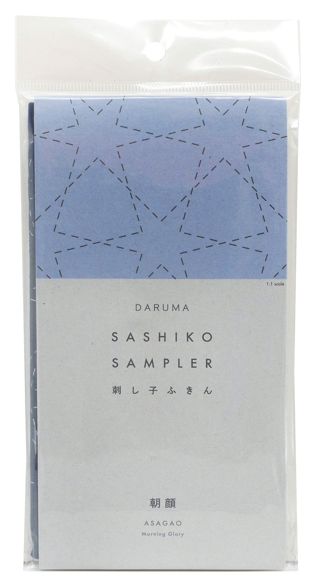 DARUMA Sashiko Sampler Original Cloth Navy Color (Morning Glogy)