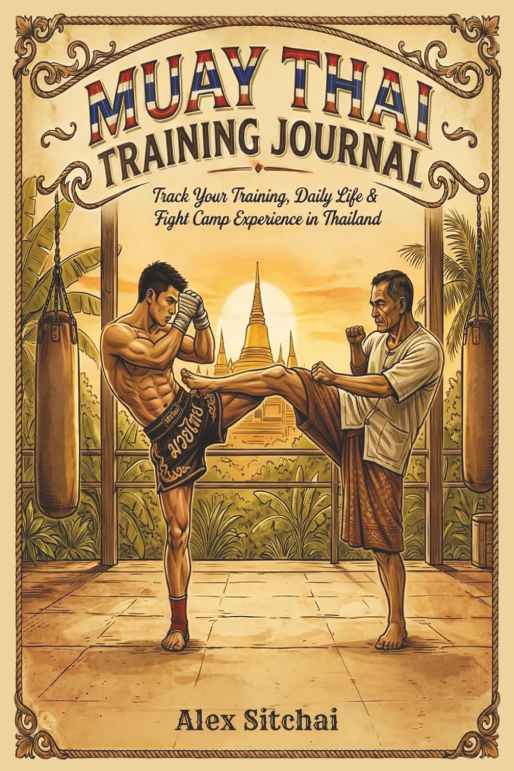 Muay Thai Training Journal: Track Your Training, Progress & Daily Life During Your Muay Thai Experience in Thailand (Muay Thai Thailand Series)