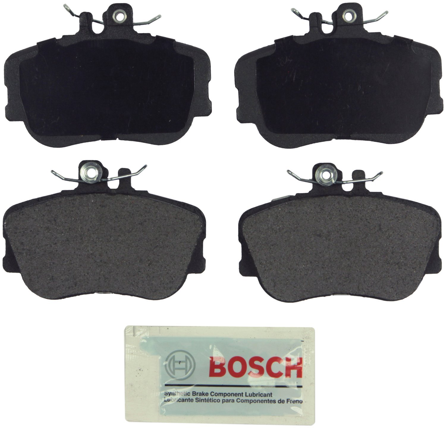 Bosch BE1324H Blue Disc Brake Pad Set with Hardware - FRONT — view 140