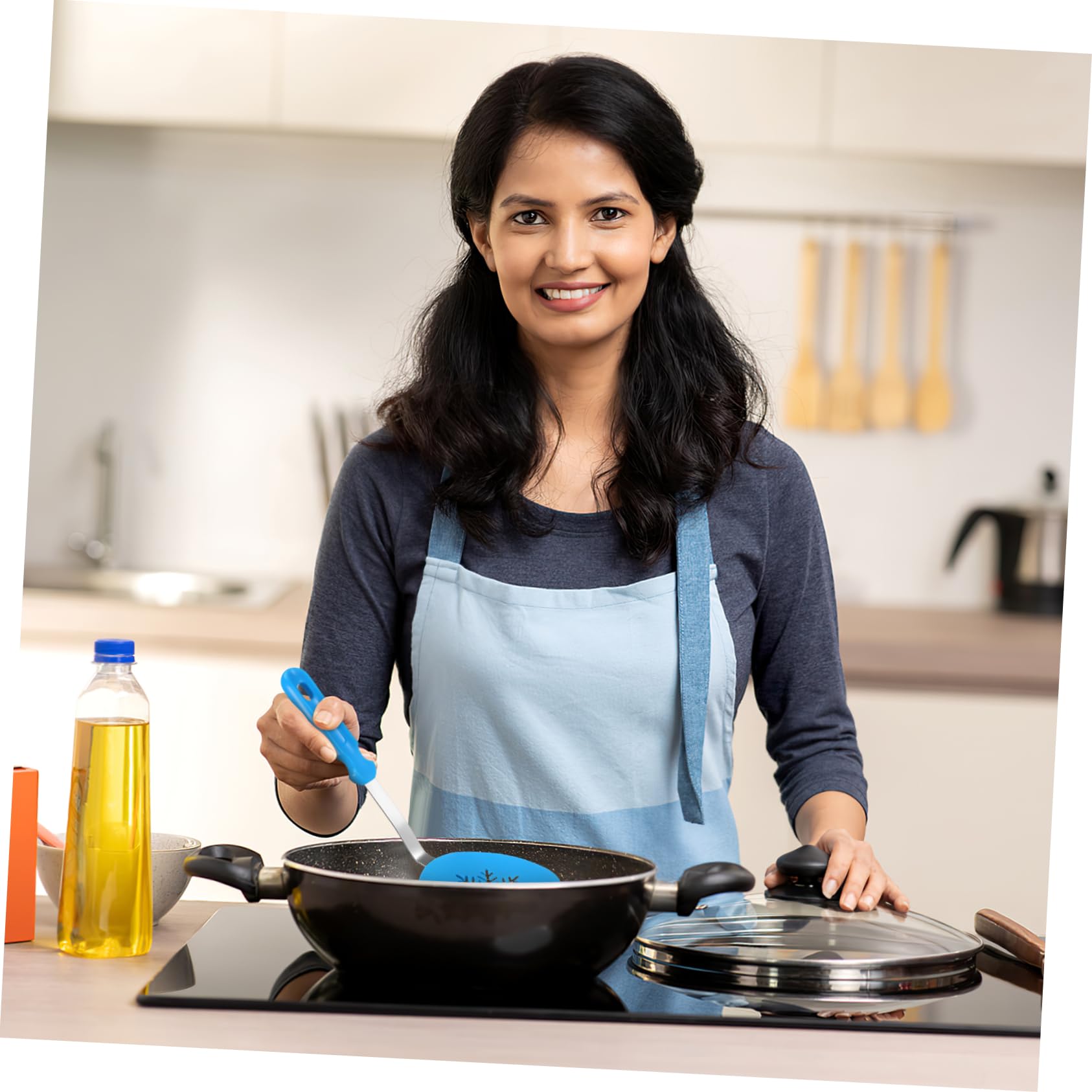 Alipis 9 Pz Delicata spatola Turner Cucina cucine spatola per Decorare Torte Lavorare su ergonomico Accessori per grigliate utensile Wok per Uso Quotidiano Delicata Nylon