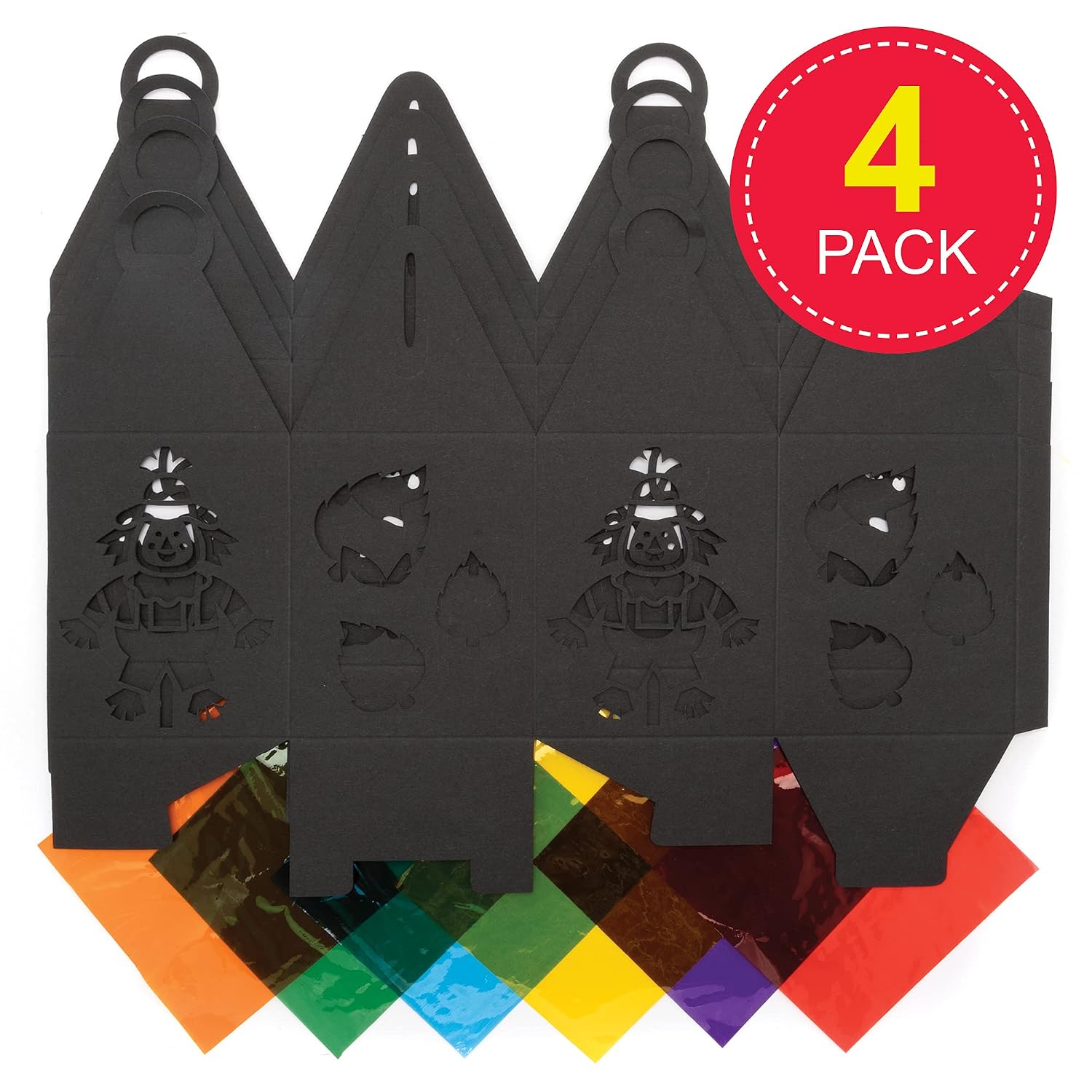 Baker Ross FE683 Harvest Festival Lantern, Pack of 4 - Image 3