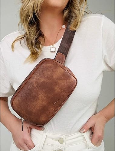 Miniatura 2 de CLUCI Bolso cruzado para mujer, cangurera multiposición para mujer, bolso cruzado para mujer, bolso pequeño con cinturón