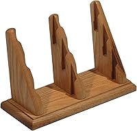 Vista 9 de Wooden Mallet Tarjetero de 3 bolsillos para encimera, roble claro