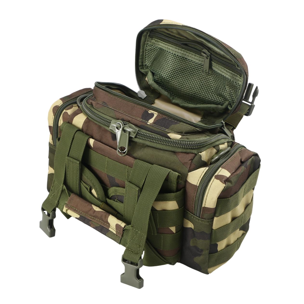 Große Angeltasche 15l aus Nylon mit Robusten Nähten
