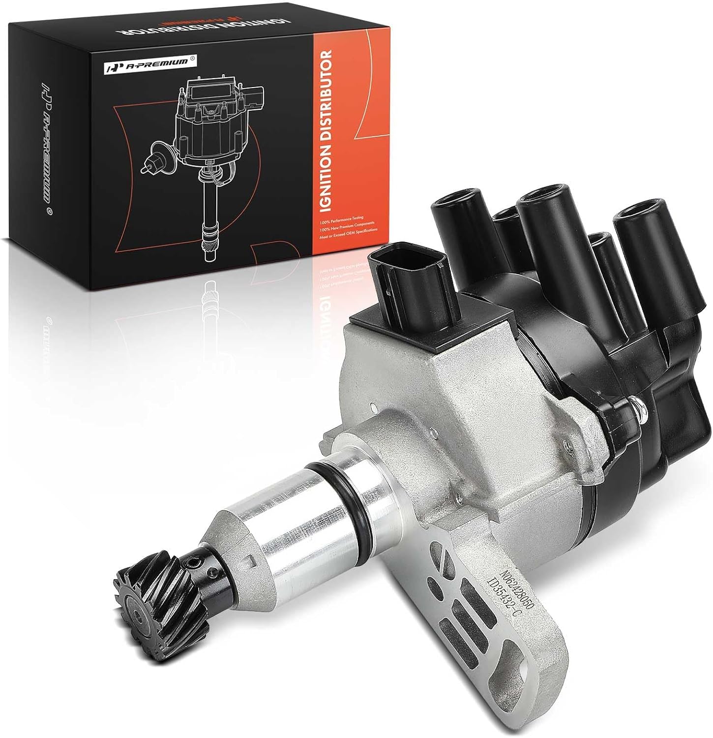 A-Premium Ignition Distributor with Cap and Rotor Compatible with Ford Probe 1994-1995 & Mazda MX-6 MX6 626 1995, 2.0L