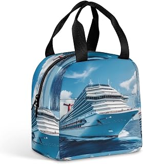 Big Carnival-Cruise Ship Lunch Bag Insulated Lunch Box Cooler Tote Organizer Lunch Container for Beach Picnic