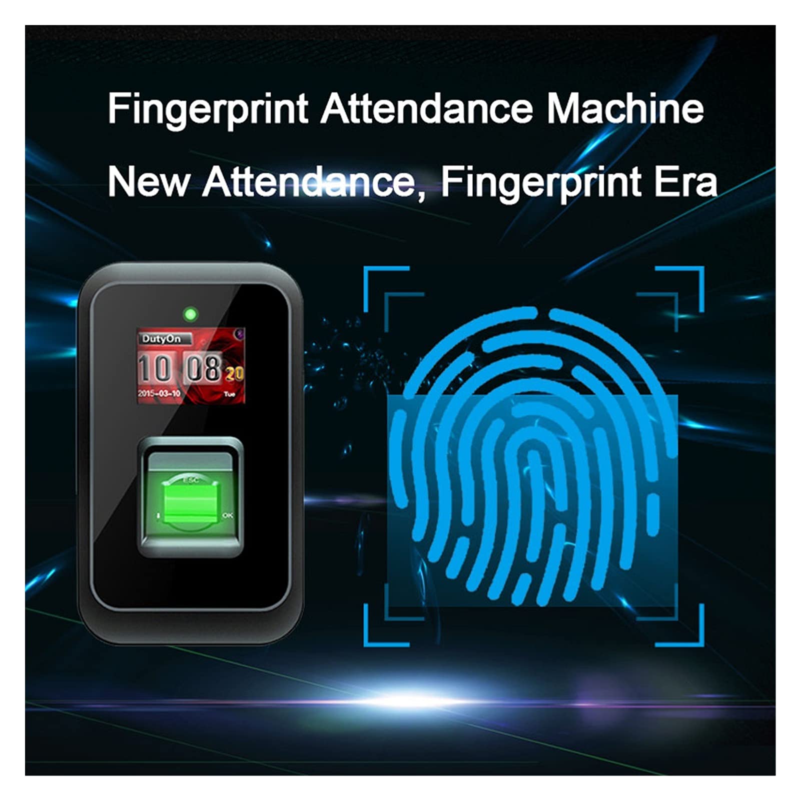 Biometrische Zeitangabe USB-Fingerabdruck-Anwesenheitssystem Fingerabdrucksensor-Recorder-Mitarbeitermaschine for Büro