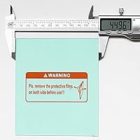 Vista 3 de 16-Pack Replacement Outside Lens Filter Covers 4.5"X5.25"X0.04" for Solar Auto Darkening Welding Helmet