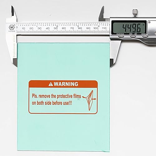 Miniatura 3 de Paquete de 16 cubiertas exteriores de repuesto para filtro de lente de 4.5 x 5.25 x 0.04 pulgadas para casco de soldadura de oscurecimiento