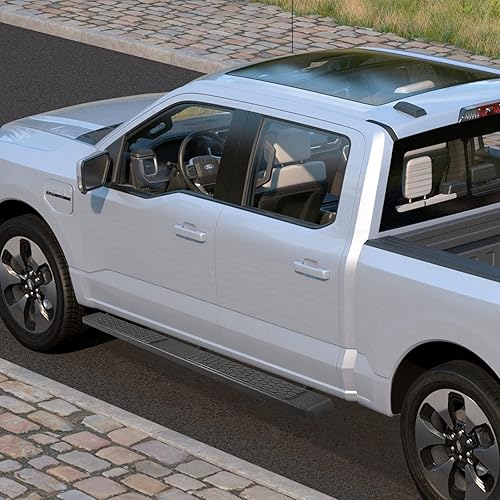 Miniatura 2 de COMNOVA - Estribos laterales compatibles con Dodge Ram 1500 Crew Cab 2019-2023 nuevo estilo de carrocería Barras Nerf deslizantes Ram Rock de 65