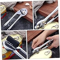 Vista 5 de Abrelatas de cocina, abridor de herramientas para abrebotellas de latas, removedor de tapa, removedor de latas, palanca de tapa de botella, 1 ud