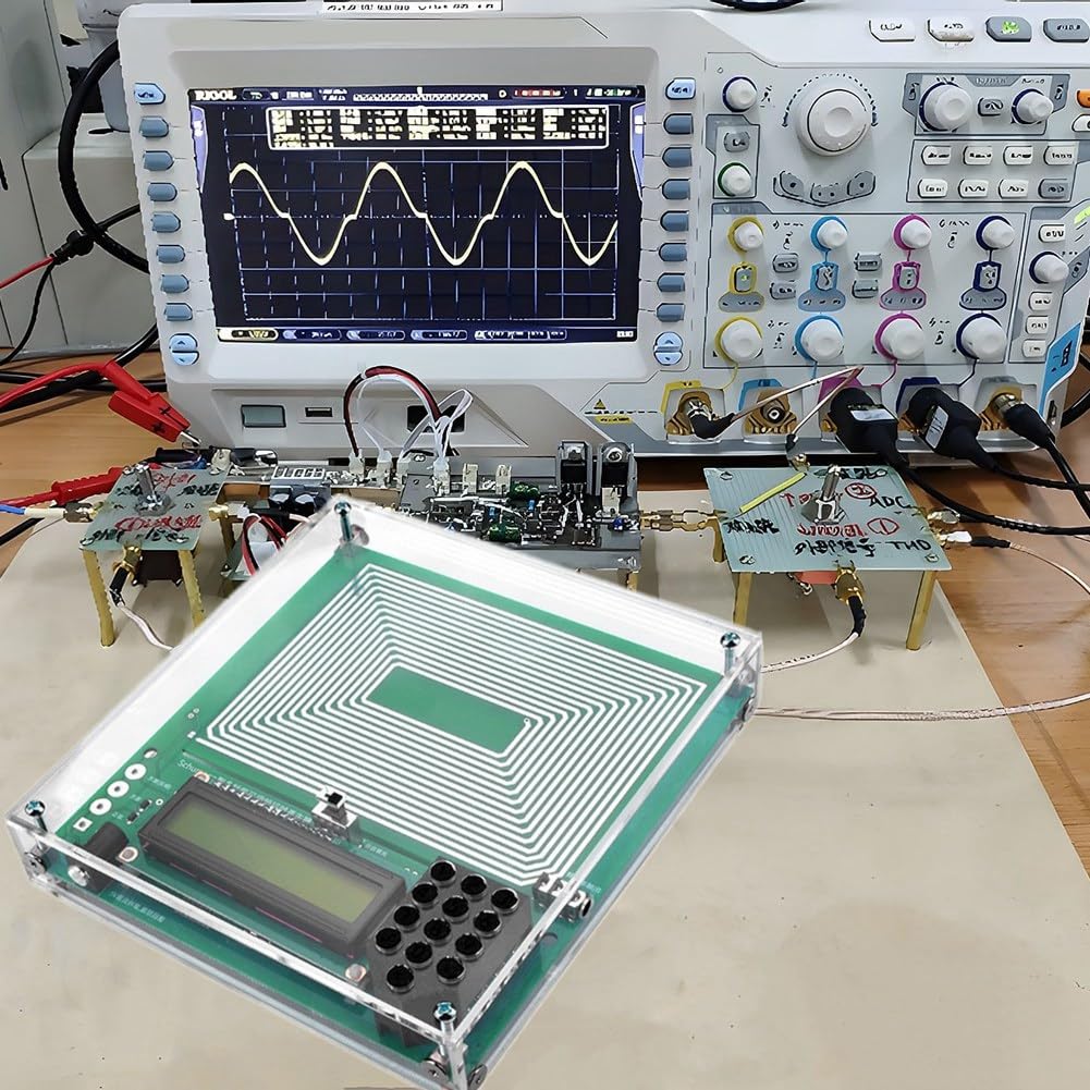 0,01-300000 Hz Einstellbarer Sinuswellen-Resonanzgenerator, Ultra-Niederfrequenzgenerator mit USB und Acrylgehäuse