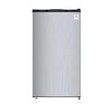 ARCTIC CHEF ACFR322 RCA Mini Refrigerator&comma; Compact Freezer Compartment&comma; Adjustable Thermostat Control&comma; Reversible Door&comma; Ideal Fridge for Dorm&comma; Office&comma; Apartment&comma; Platinum Stainless&comma; 3&period;2 Cubic Feet