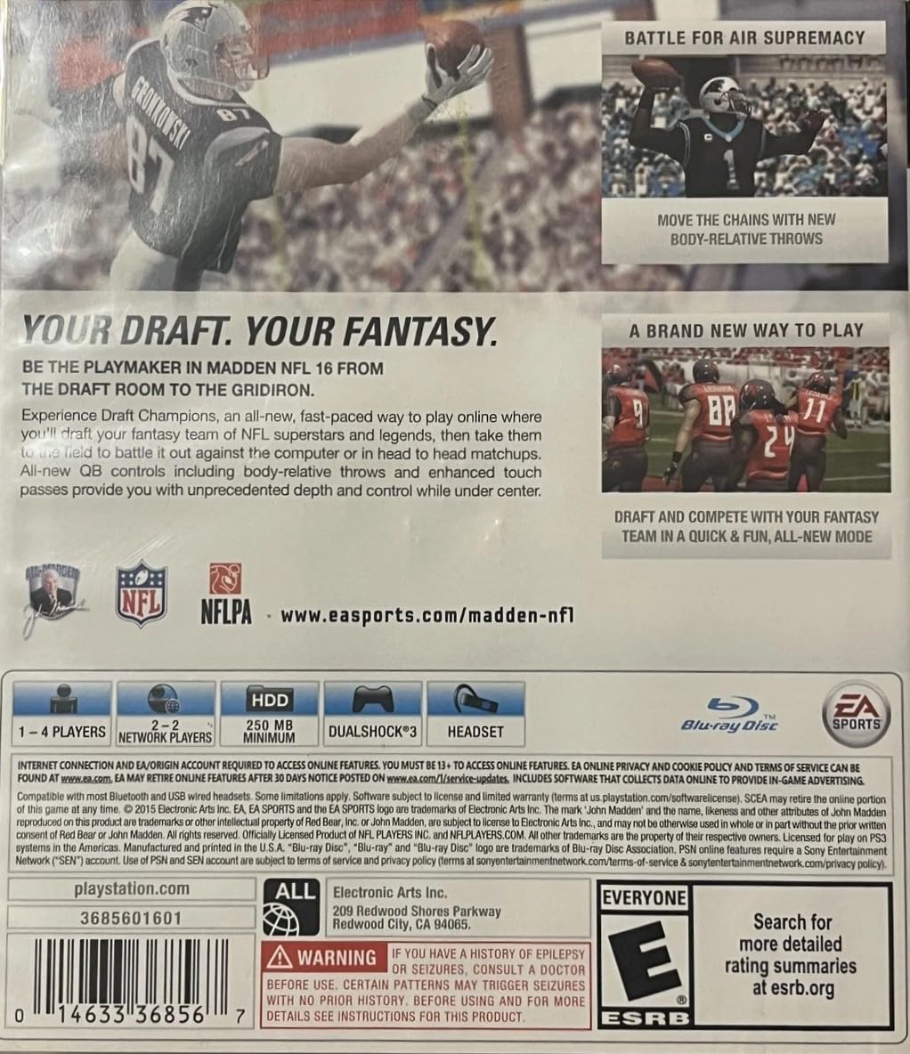 Madden NFL 16 - PlayStation 3 (Renewed) - Image 2