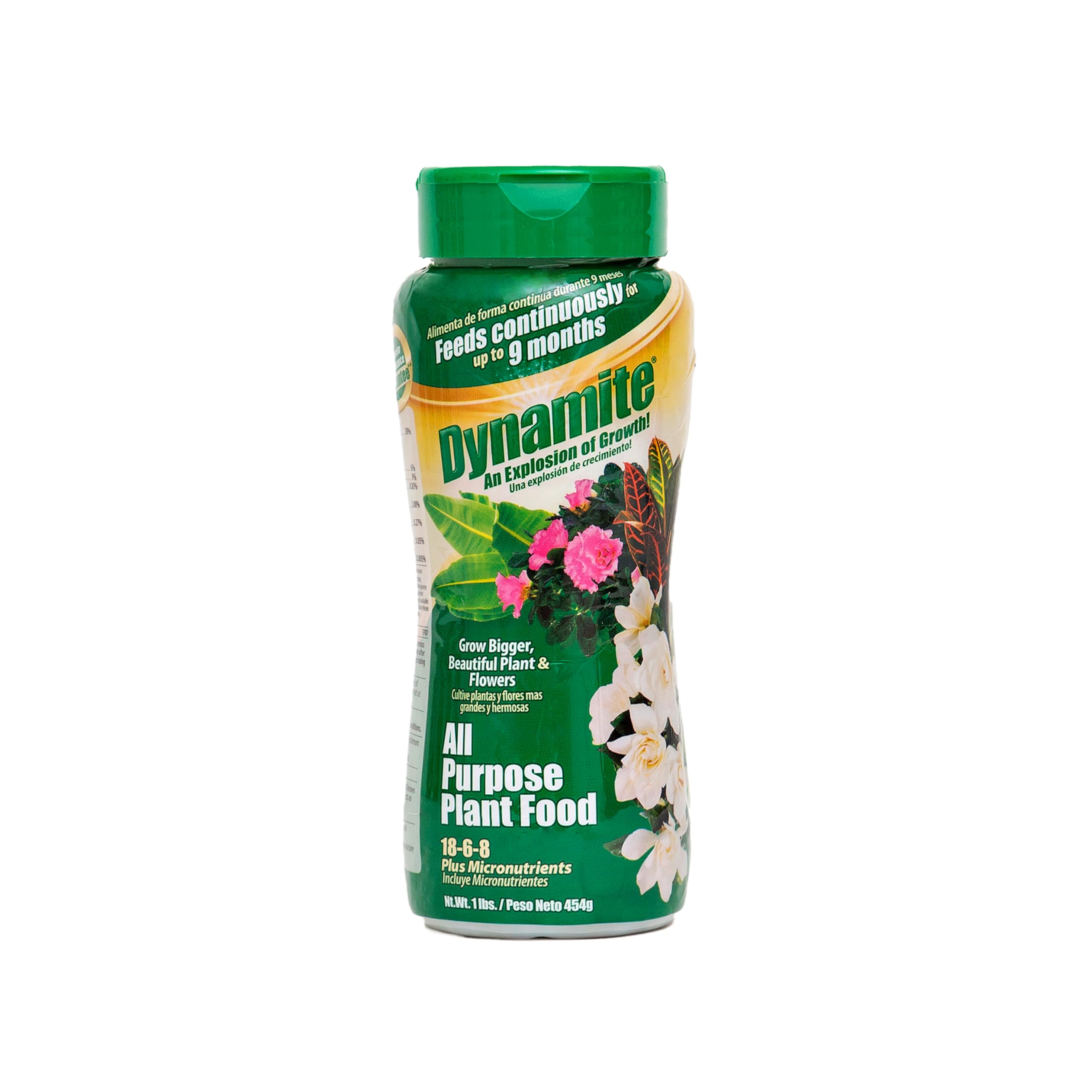 Dynamite 605951 All Purpose Indoor and Outdoor Plant Food, 1-Pound