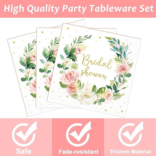 Miniatura 10 de Tevxj Juego de vajilla de Hanukkah de 96 piezas, platos y servilletas de Janucá, decoraciones de vajilla de papel desechables, suministros de fiesta